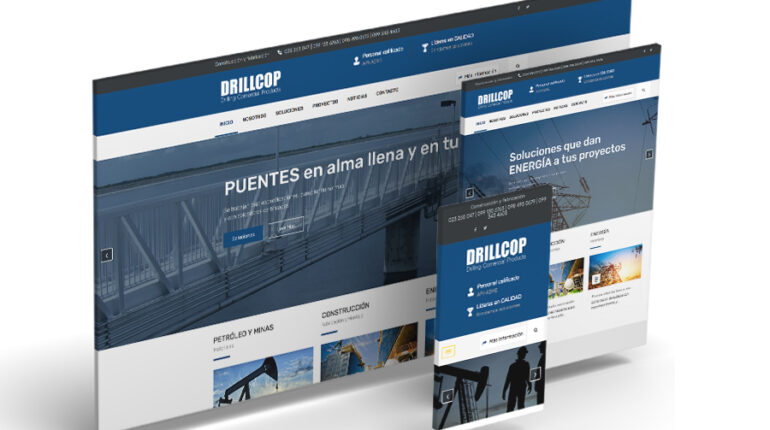 diseño de páginas web drillcop